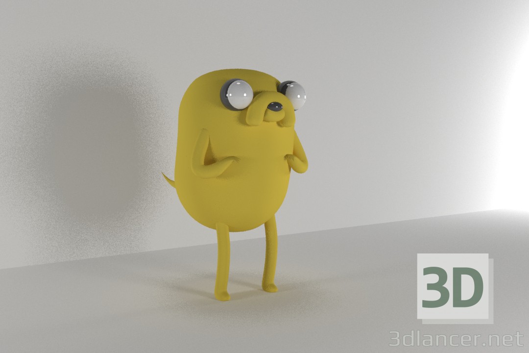 3d model A character from the cartoon - preview