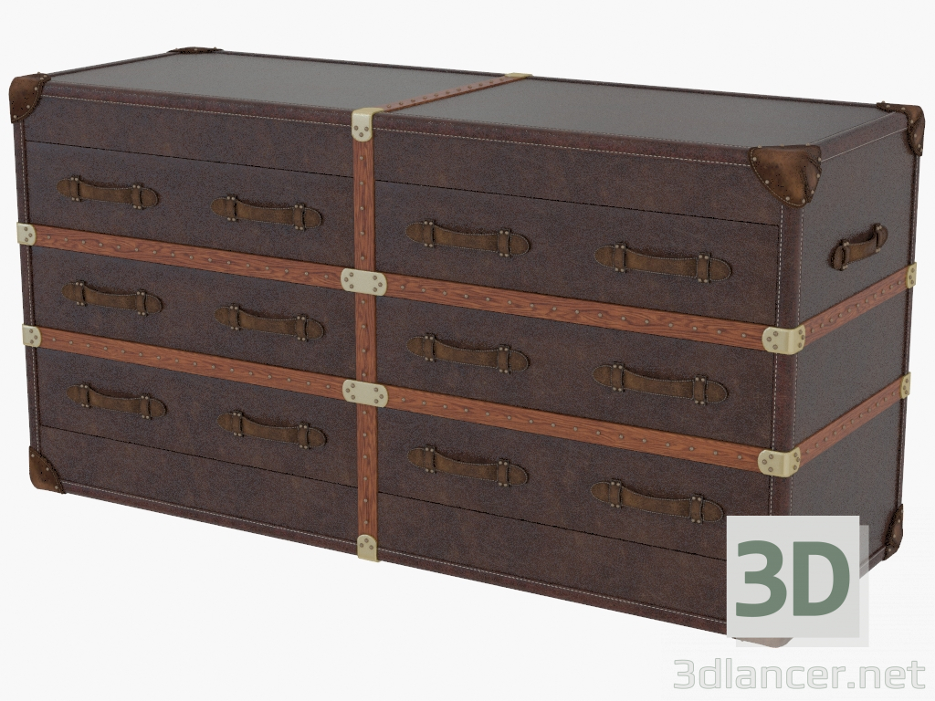 3d model Chest large TRUNK (6810.0015) - preview