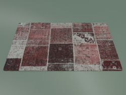 Estado de ánimo de la alfombra (S74, rojo-púrpura)