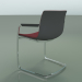 3d model Chair 2091 (on the console, with armrests, with fabric upholstery, polypropylene PO00412) - preview