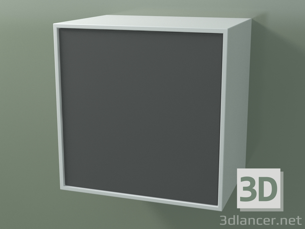 3d model Caja (8AUACA03, Glacier White C01, HPL P05, L 48, P 36, H 48 cm) - vista previa