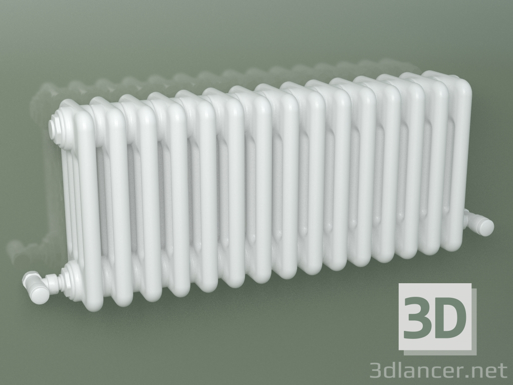 3D modeli Borulu radyatör PILON (S4H 4 H302 15EL, beyaz) - önizleme