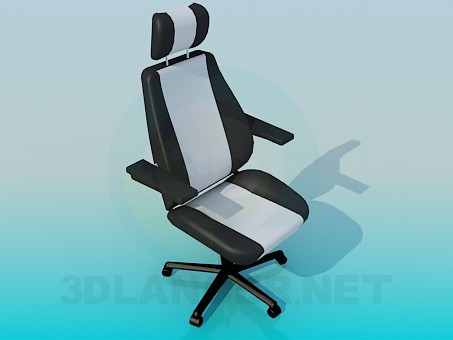 3d model Cómoda silla de oficina - vista previa