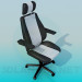 modello 3D Comoda sedia per ufficio - anteprima