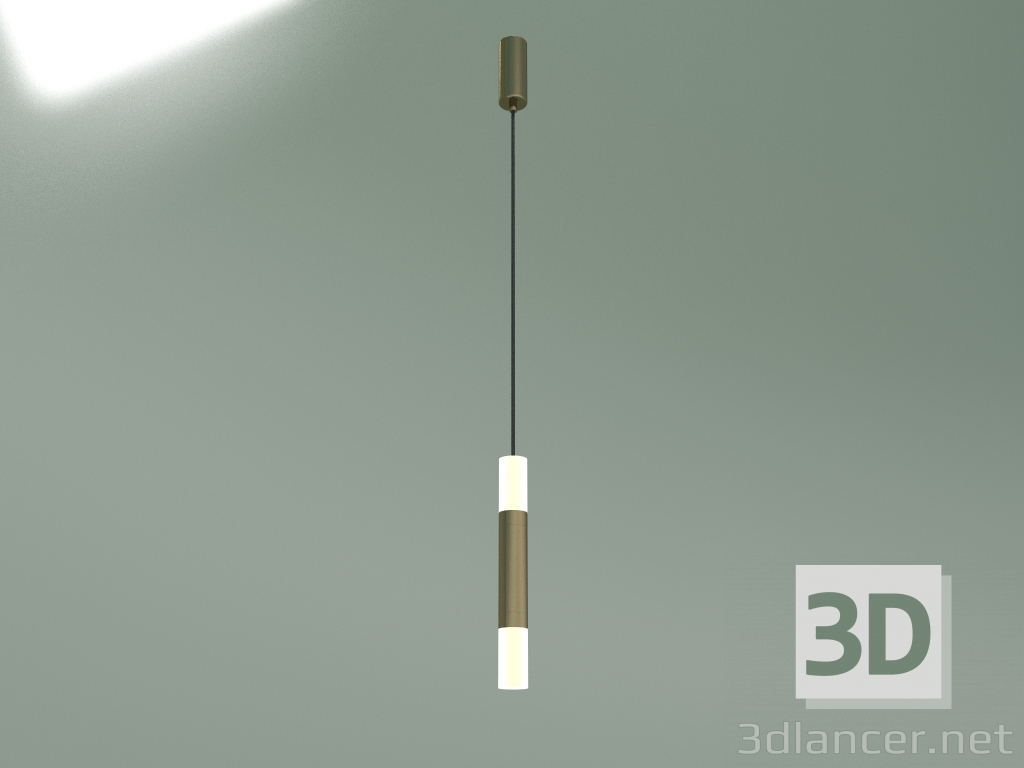 modèle 3D Lampe à LED suspendue Axel 50210-1 LED (or) - preview