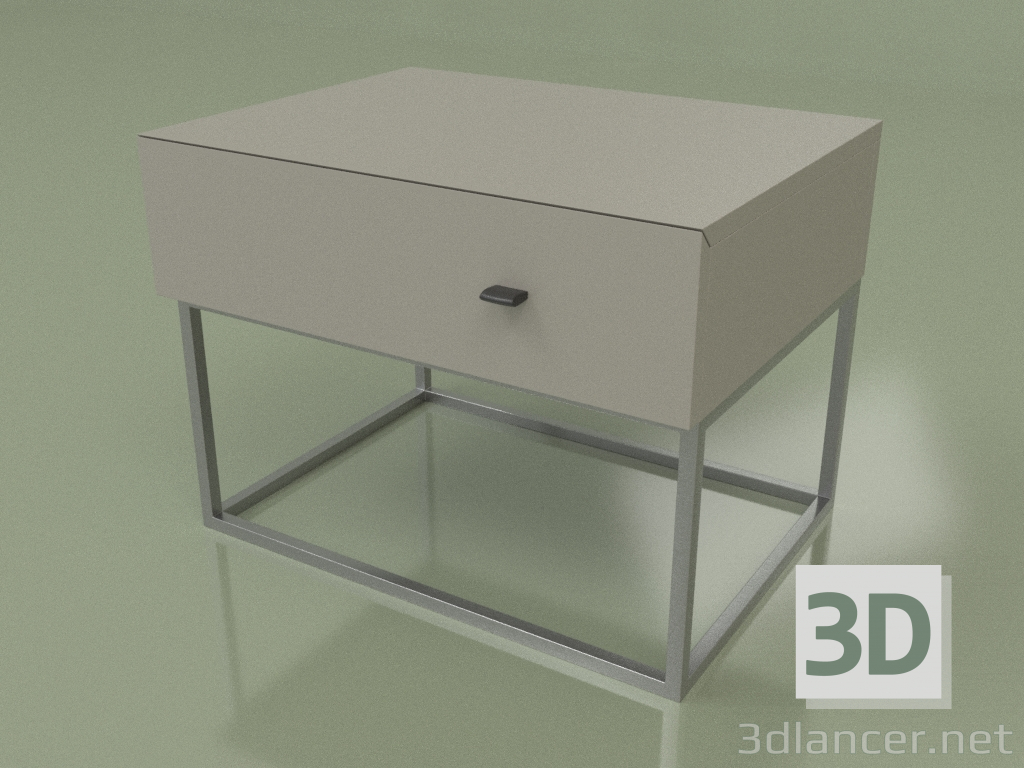 3d model Bedside table Lf 200 (gray) - preview