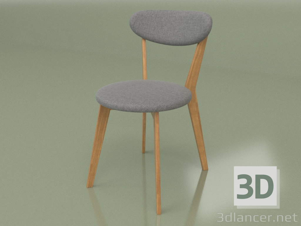 3D modeli Sandalye Kolumbus (Meşe) - önizleme