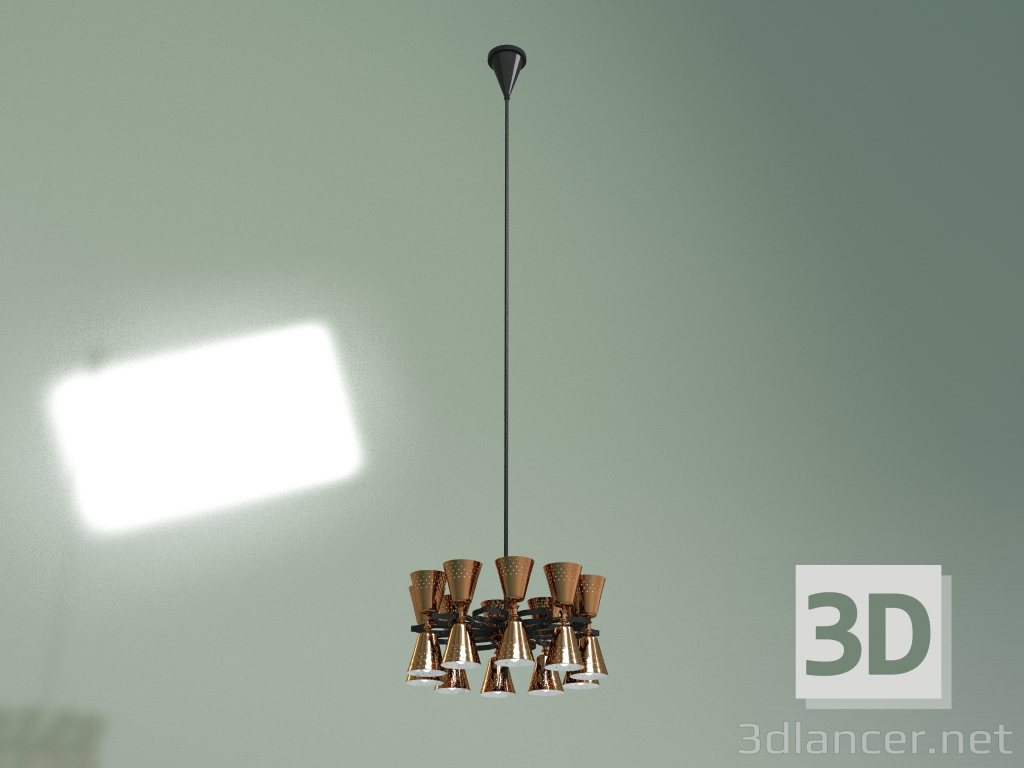 modello 3D Lampada a sospensione Charles diametro 74 - anteprima