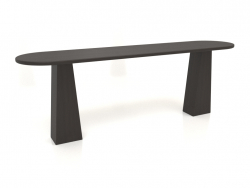 Table RT 10 (2200x500x750, bois brun)