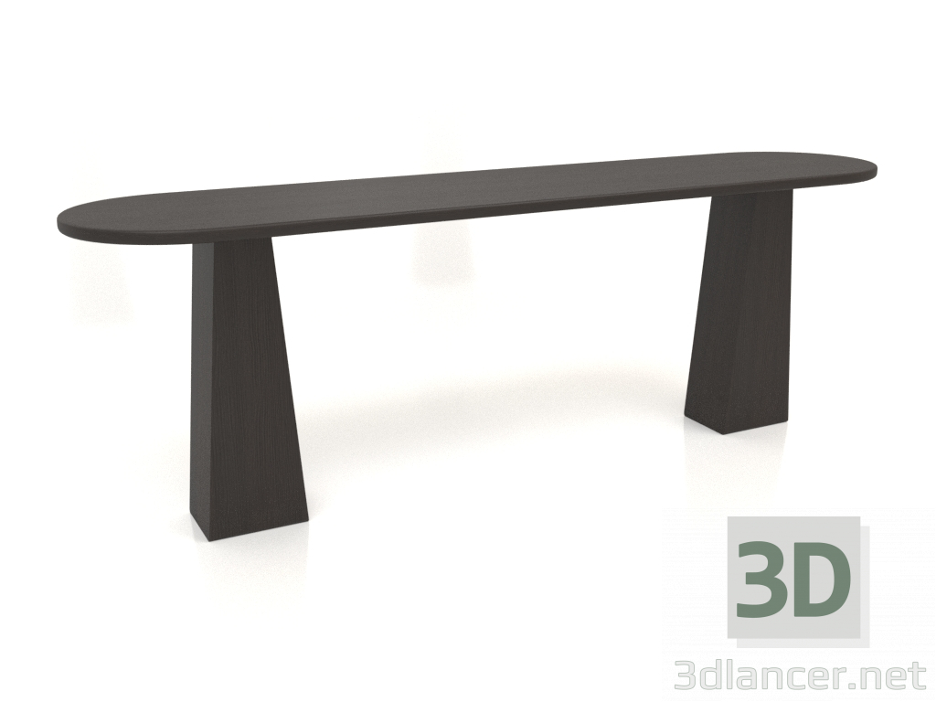modèle 3D Table RT 10 (2200x500x750, bois brun) - preview