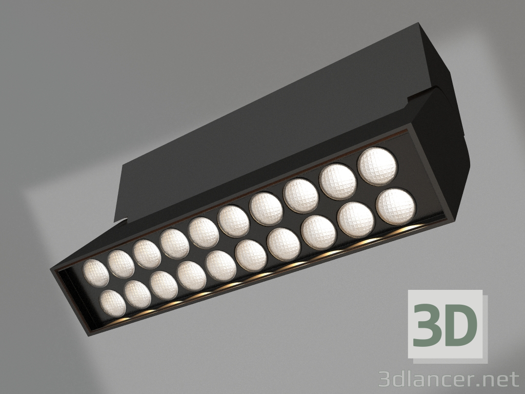 3D Modell Lampe SP-LOFT-SURFACE-S170-10W Warm3000 (BK, 24 Grad) - Vorschau