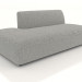 3d model Sofa module 1 seater (XL) 120 extended to the left - preview