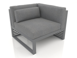 Modular sofa, section 6 right (Anthracite)