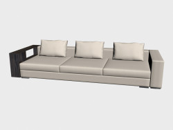 Sofa Infiniti (with shelves, 348x124)