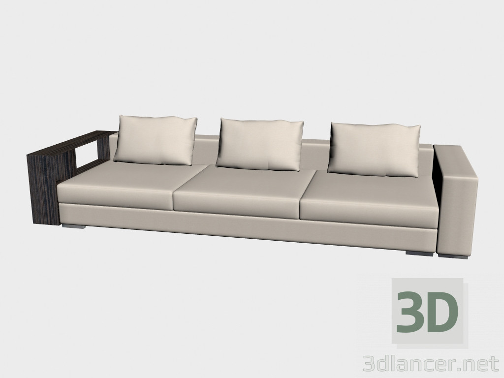 3d model Sofa Infiniti (with shelves, 348x124) - preview