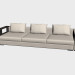 3d model Sofa Infiniti (with shelves, 348x124) - preview