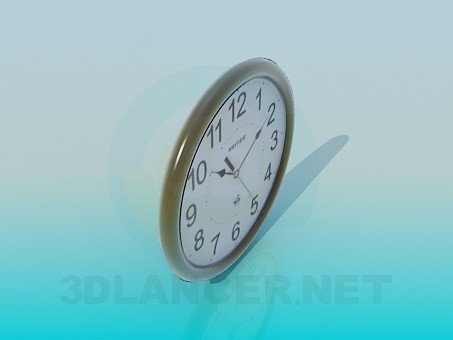 modelo 3D Reloj de pared - escuchar modelo 3D Reloj de pared - escuchar