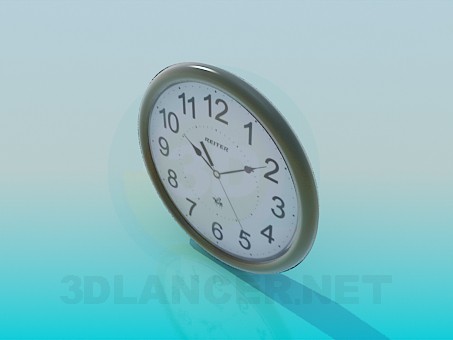 modelo 3D Reloj de pared - escuchar modelo 3D Reloj de pared - escuchar
