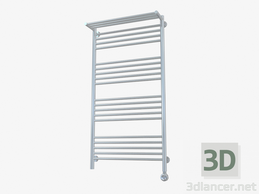 3d model Bohemia radiator with a shelf (1200x600) - preview
