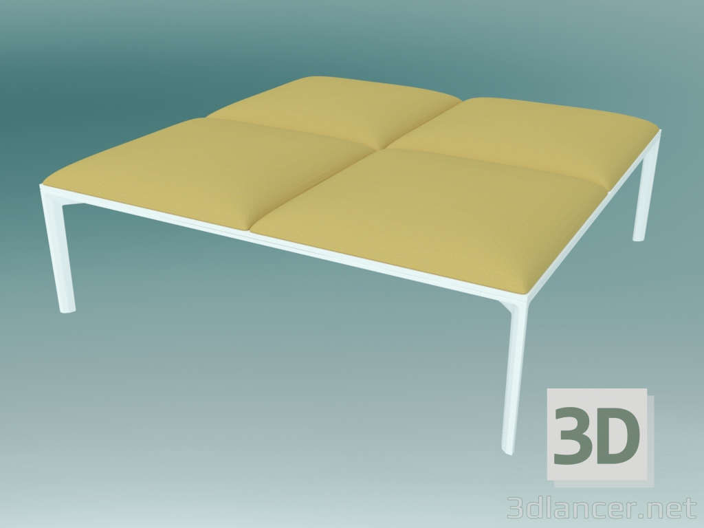 modello 3D Panchina quadrata ADD - anteprima
