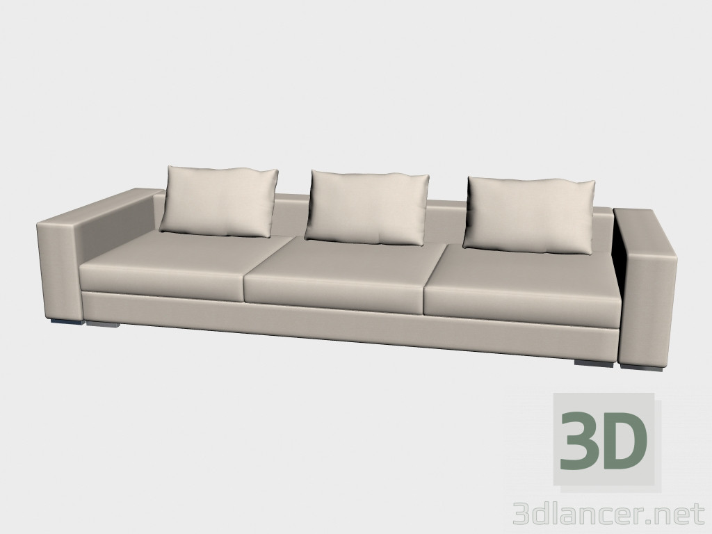 3d model Infiniti sofa (348х124) - preview