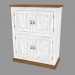3d model Chest of drawers (PRO.043.XX 94x118x42cm) - preview