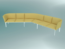 Modular sofa ADD V shape in