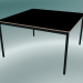 3d модель Стіл квадратний Base 128x128 cm (Black, Plywood, Black) – превью