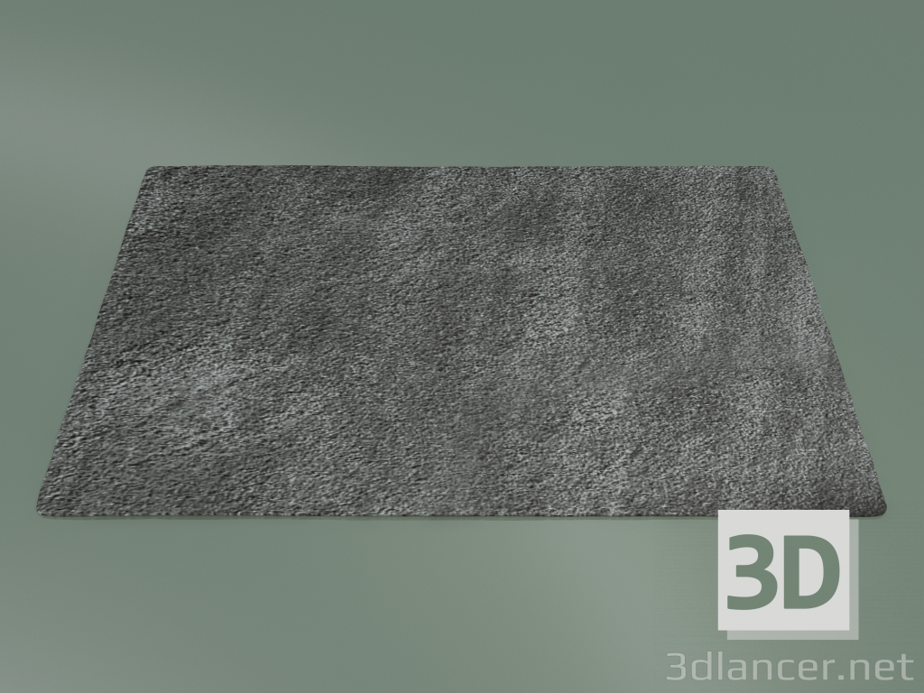 3D Modell Teppich Sunrise Basic (S88, Stahlgrau) - Vorschau