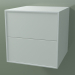 3D Modell Doppelbox (8AUACB01, Gletscherweiß C01, HPL P01, L 48, P 50, H 48 cm) - Vorschau