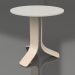 modello 3D Tavolino Ø50 (Sabbia, DEKTON Sirocco) - anteprima