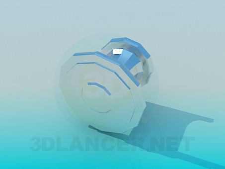 3d модель Мебельная ручка – превью 3d модель Мебельная ручка – превью