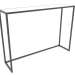 3d model Rectangular console (GLASS, 120x30x86) - preview