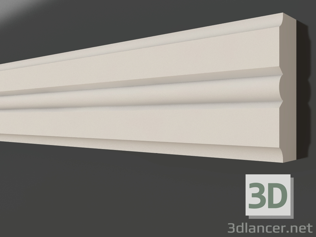 3d model Plaster molding LG 105 (80x24) - preview