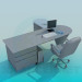 Modelo 3d Mesas executivo - preview