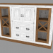3d model Chest of drawers (PRO.045.XX 170x119x42cm) - preview