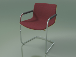 Chair 2091 (on the console, with armrests, with fabric upholstery, polypropylene PO00415)