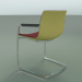 3d model Chair 2091 (on the console, with armrests, with fabric upholstery, polypropylene PO00415) - preview