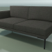 3d model End module 5234 (armrest on the right, two-tone upholstery) - preview