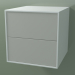 modèle 3D Boîte double (8AUACB01, Glacier White C01, HPL P02, L 48, P 50, H 48 cm) - preview