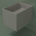 3D modeli Duvara monte lavabo (02UN12301, Clay C37, L 36, P 50, H 36 cm) - önizleme