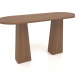 modèle 3D Table RT 10 (1400x500x750, bois brun clair) - preview
