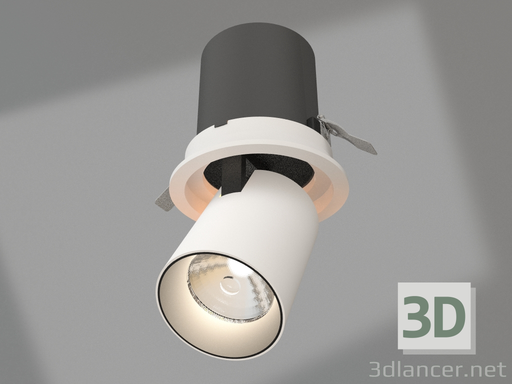 3d model Lámpara LGD-PULL-R100-10W Day4000 (WH, 20 grados) - vista previa
