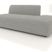 3d model Sofa module 1 seater (XL) 120 extended on the right - preview