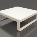 3 डी मॉडल कॉफी टेबल 90 (सफेद पॉलीथीन, रेत) - पूर्वावलोकन
