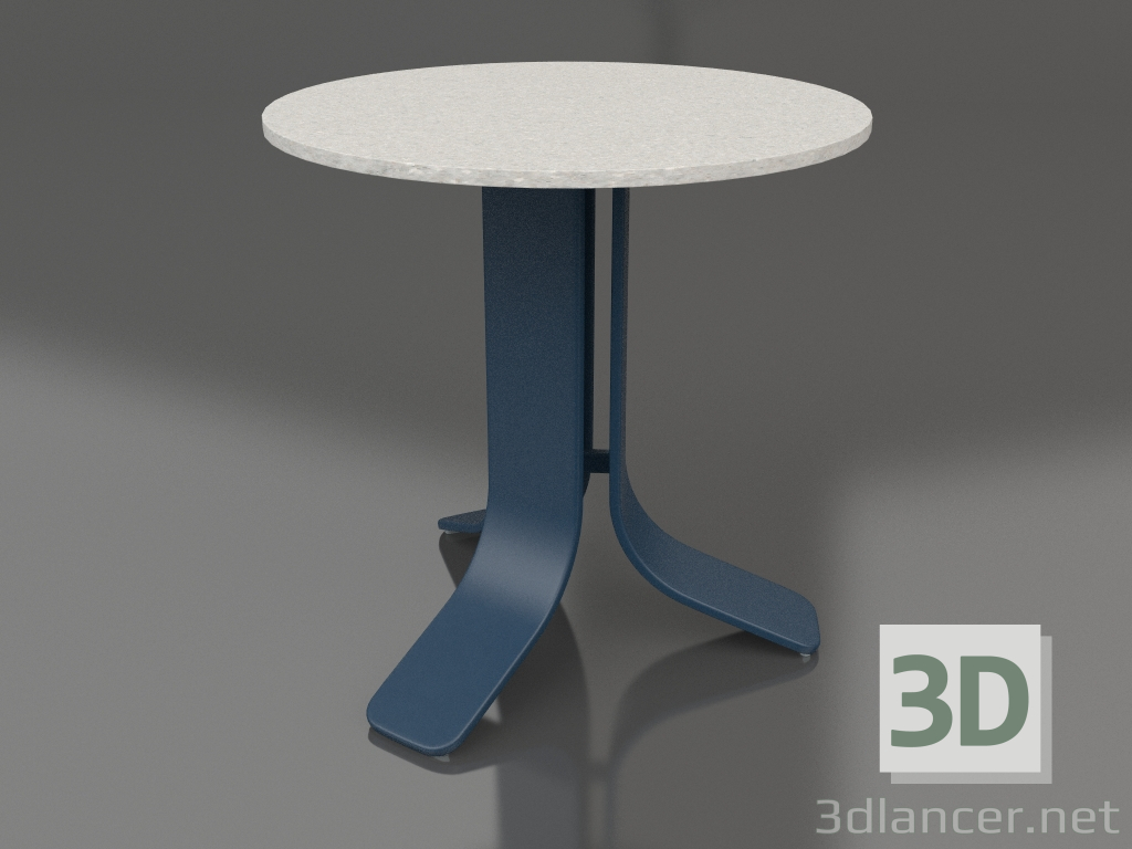 3d модель Кофейный стол Ø50 (Grey blue, DEKTON Sirocco) – превью