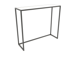 Rechteckige Konsole (GLAS, 100x30x86)