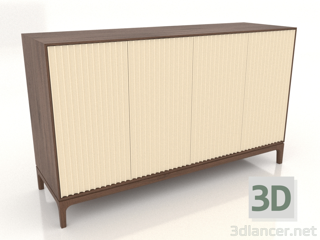 Modelo 3d Móvel de TV FARGO com fachadas fresadas 1600x500x950 mm (baunilha, carvalho tabaco, opção 2) - preview Modelo 3d Móvel de TV FARGO com fachadas fresadas 1600x500x950 mm (baunilha, carvalho tabaco, opção 2) - preview