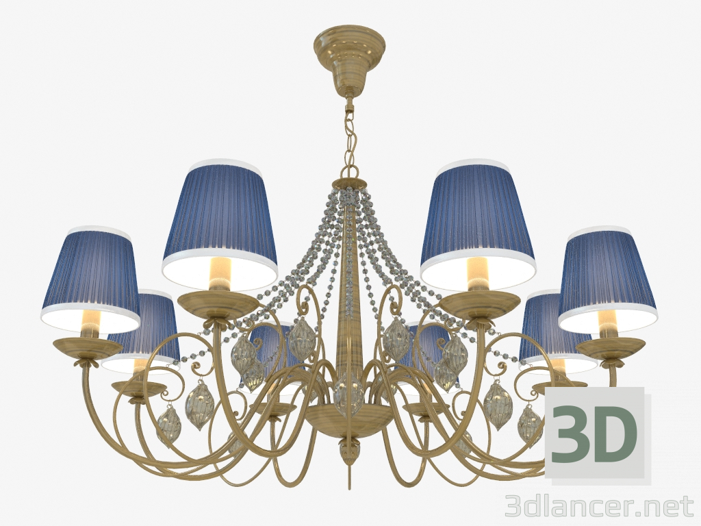 modèle 3D Appareil d'éclairage (lustre) Niagara (3921 8) - preview