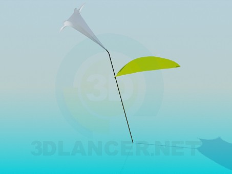 3d модель Цветочек – превью 3d модель Цветочек – превью